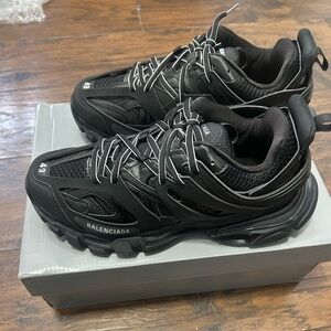 Balenciaga Track Trainer Sneakers - Black Size 10